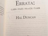 Errata (signed paperback) photo 