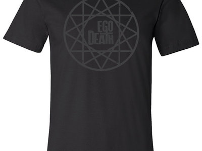 Ego Death Logo T-Shirt - Black on Black main photo