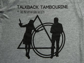 Gray + Black Talkback Tambourine T-Shirt photo 
