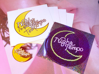 Night Tempo Pin + Stickers main photo