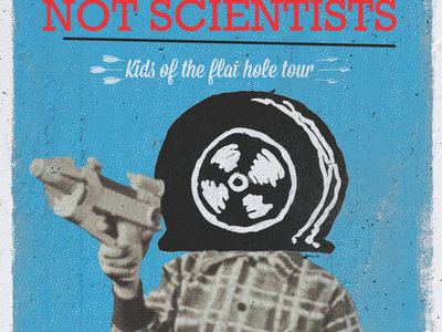 Poster "Burning Heads + The Rebel Assholes + Not Scientists - French Tour 2015" (40x60cm) main photo