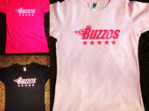 Camiseta T-shirt GIRL Logo The Buzzos Negra/Fucsia photo 