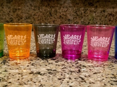 We are Wasted Plastic Shot Glasses main photo