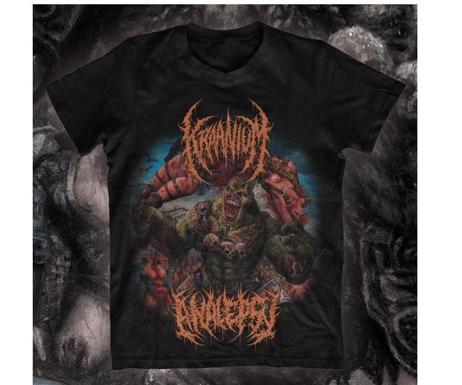 スラム ブルデス Kraanium Analepsy スプリット The Kraanialepsy Split | KRAANIUM / ANALEPSY | Rising Nemesis Records