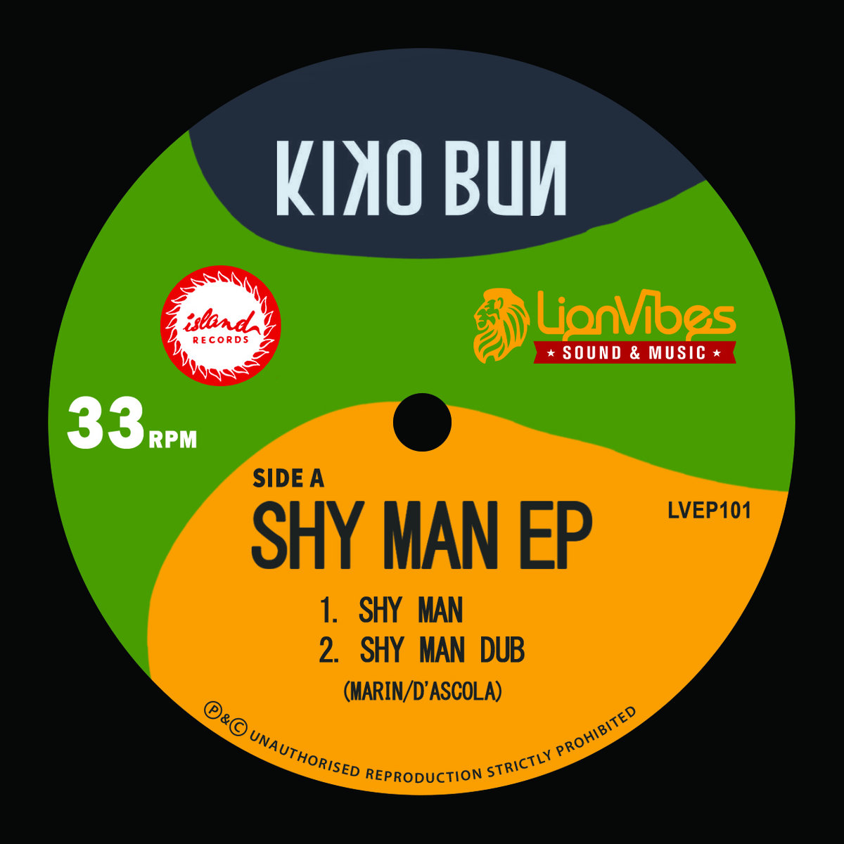 英10” Kiko Bun Shy Man EP LVEP101  Records, Lionvibes Sound And Music /00200 0010925228_10.jpg