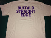 Buffalo Straight Edge Shirt (White/Purple) photo 