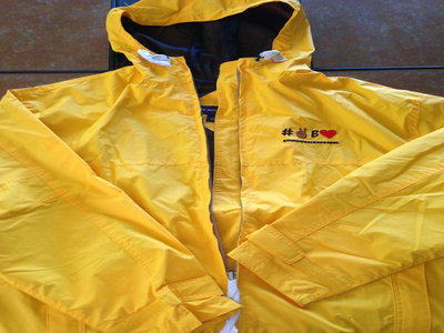 Authentic Peace B Luv Heavy weight 3 season water repellant  jacket ( in yellow only, 4 zip pockets ) main photo