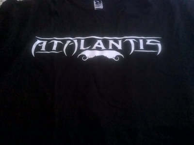 ATHLANTIS t-shirt: black shirt with white logo. sizes M/L/XL main photo