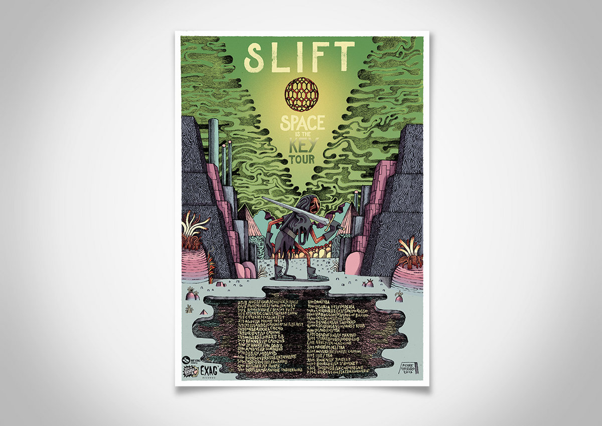 Space Is The Key Tour Ltd Ed Poster 50 X 70cm Slift