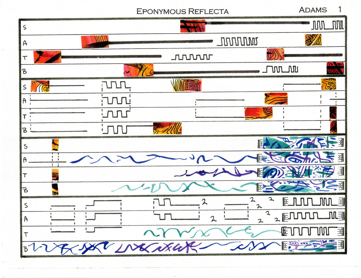 eponymous reflecta graphic score