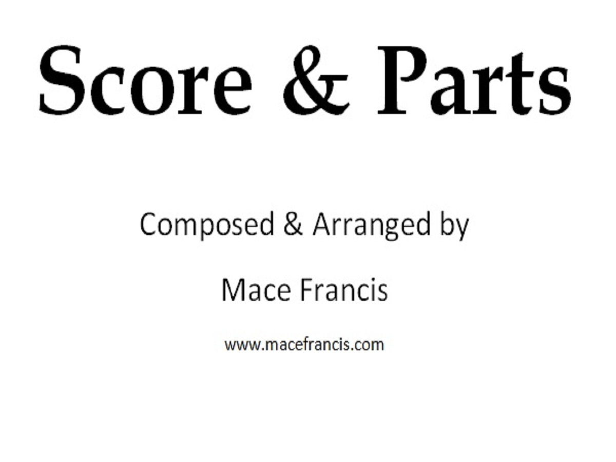 Get Out Of Town Pdf Score Parts Mace Francis