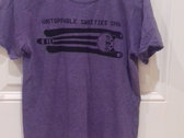 Cat T-shirt (white/orange/purple) photo 