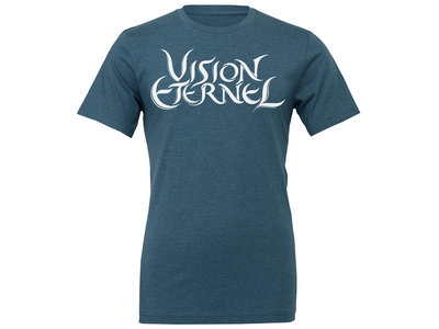"Vision Eternel" Unisex Heather Deep Teal T-Shirt – Christophe Szpajdel Design main photo