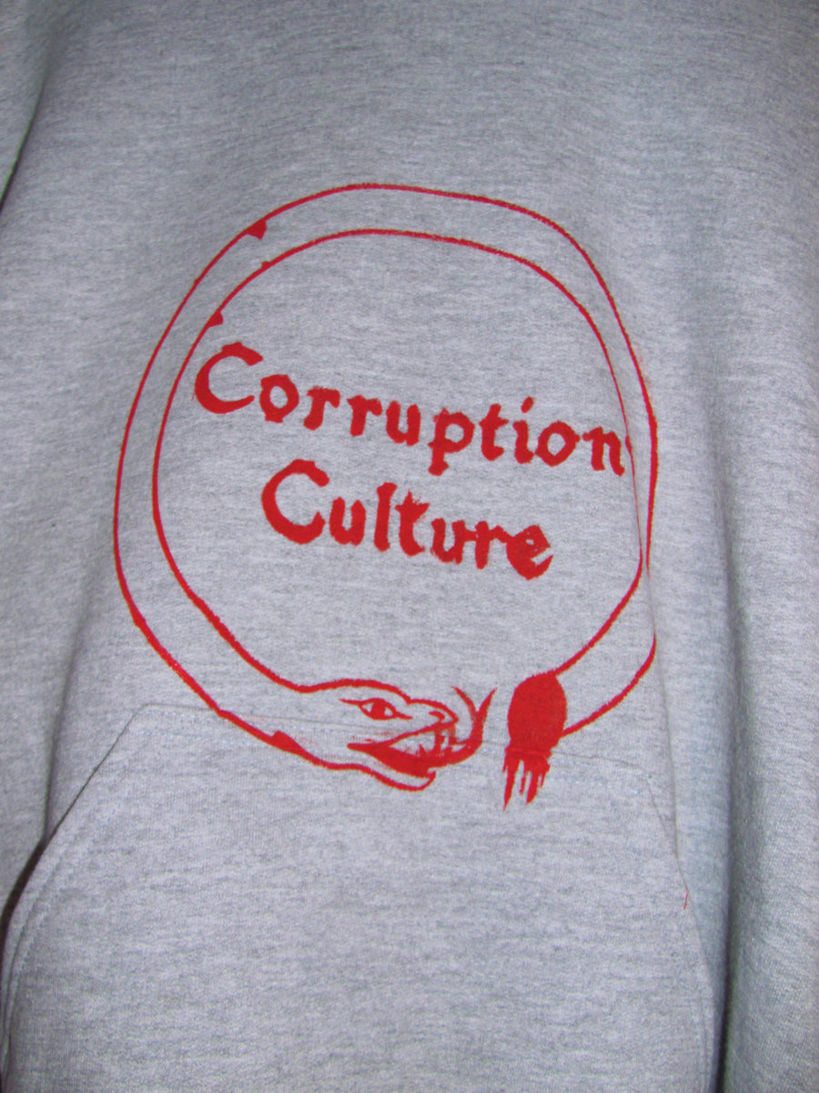 Serpent Circle Design Hoodie Corruption Culture