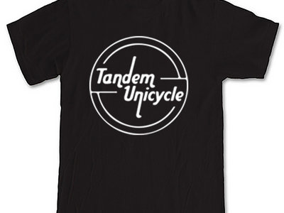 Tandem Unicycle T-Shirt - BLACK main photo