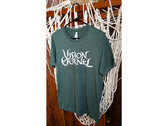 "Vision Eternel" Unisex Heather Forest Green T-Shirt – Christophe Szpajdel Design photo 