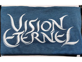 "Vision Eternel" Unisex Heather Deep Teal T-Shirt – Christophe Szpajdel Design photo 