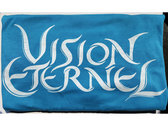 "Vision Eternel" Unisex Solid Aqua T-Shirt – Christophe Szpajdel Design photo 