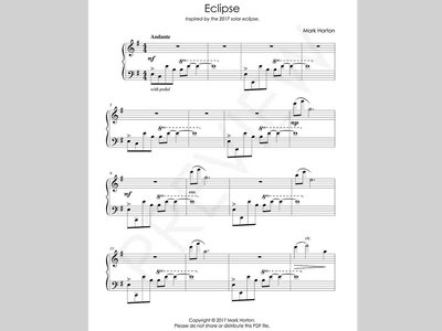 "Eclipse" Sheet Music main photo