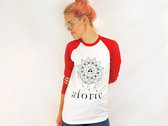'ALORIC' Baseball T-Shirt - Red // Unisex photo 
