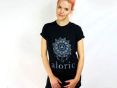 'ALORIC' Longline Black T-Shirt // Unisex photo 