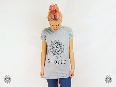 'ALORIC' Longline Grey T-Shirt // Unisex main photo