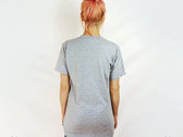 'ALORIC' Longline Grey T-Shirt // Unisex photo 