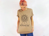 'ALORIC' Longline Gold T-Shirt // Unisex photo 