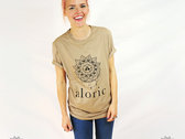 'ALORIC' Longline Gold T-Shirt // Unisex photo 