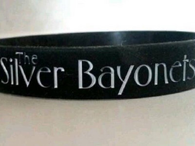 x3 Black/White "The Silver Bayonets" Wristbands main photo