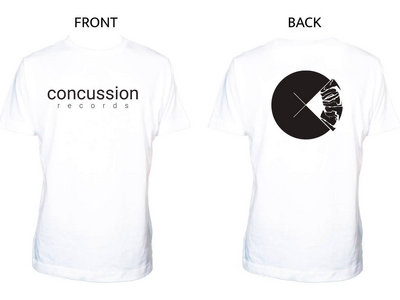 Concussion Logo Tee - White main photo