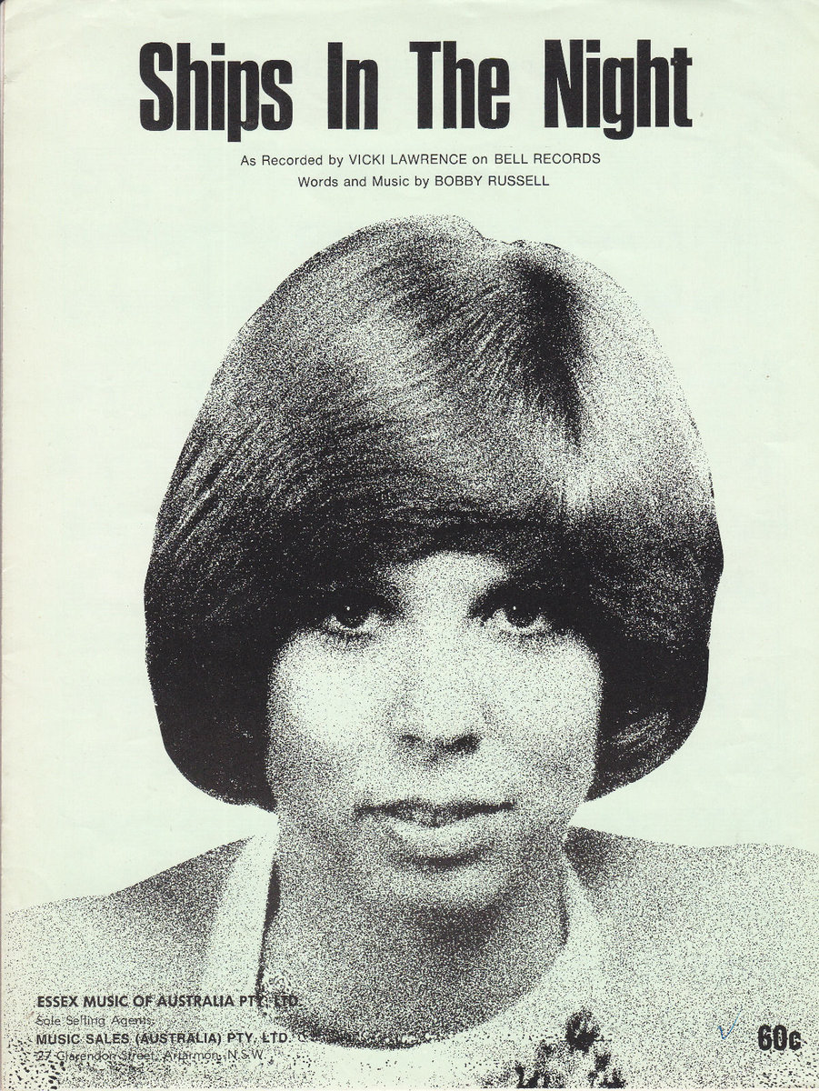 Vicki Lawrence - Ships In The Night - sheet music. 