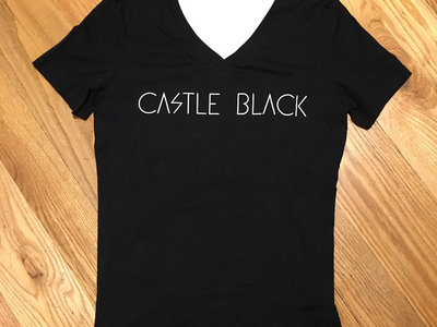Castle Black Logo V-neck T-shirt main photo