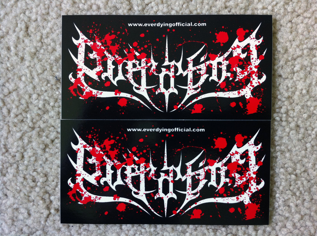Bloody Logo Sticker | everdying