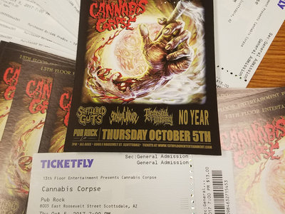 Presale Tickets for Cannabis Corpse with GAN and friend's in AZ! main photo