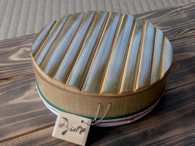 CD in hand-made bamboo case main photo