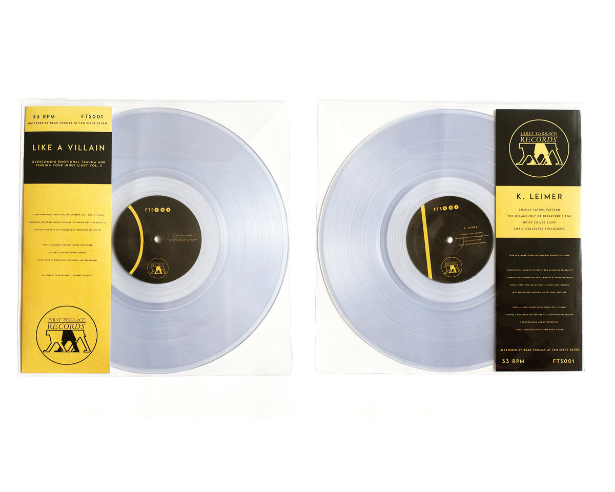 FTS001 | K. Leimer / Like A Villain | First Terrace Records
