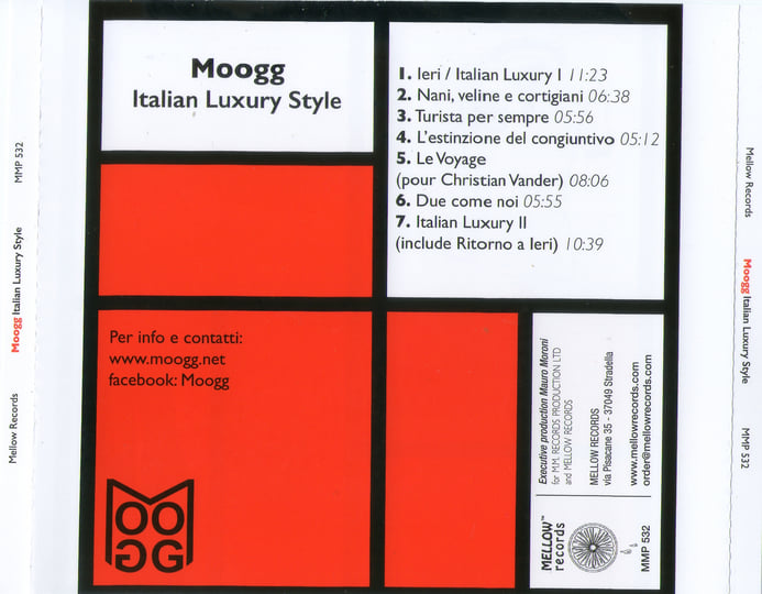 Italian Luxury Style | MOOGG | Mellow label productions