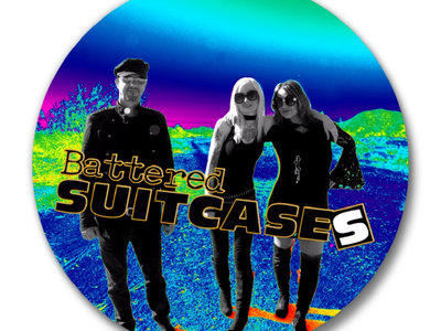 SOLD OUT! Battered Suitcases - Round Magnetic Bottle Openers main photo