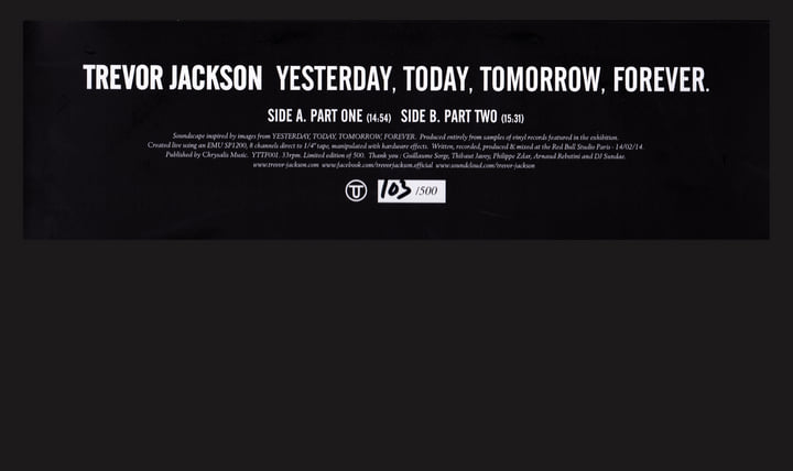 Yesterday, Today, Tomorrow, Forever | Trevor Jackson