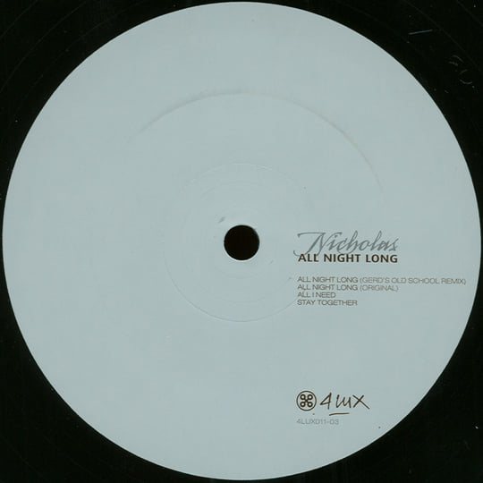 All Night Long | Nicholas | 4lux Recordings