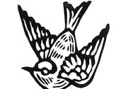 Fairtrade Cotton Bag with beautiful bird emblem photo 