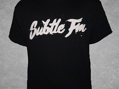 Subtle FM Black Logo Tee main photo