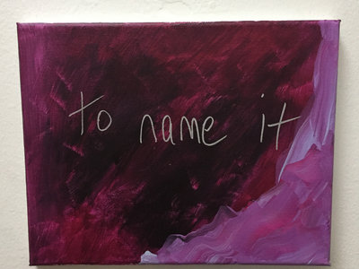 to name it - painting 009 (8x10 acrylic on canvas) | Steel Tipped Dove