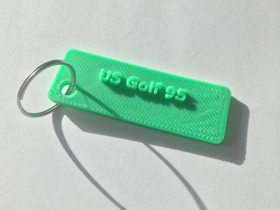 US Golf 95 3D Printed Keychain main photo