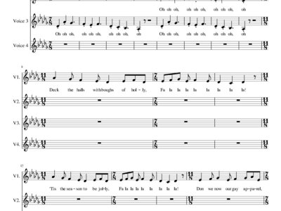 Deck The Halls Sheet Music - Electronic Download main photo