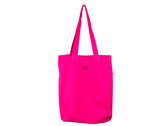 Organic Cotton Tote Bag - We trust! - Screenprint pink/black photo 