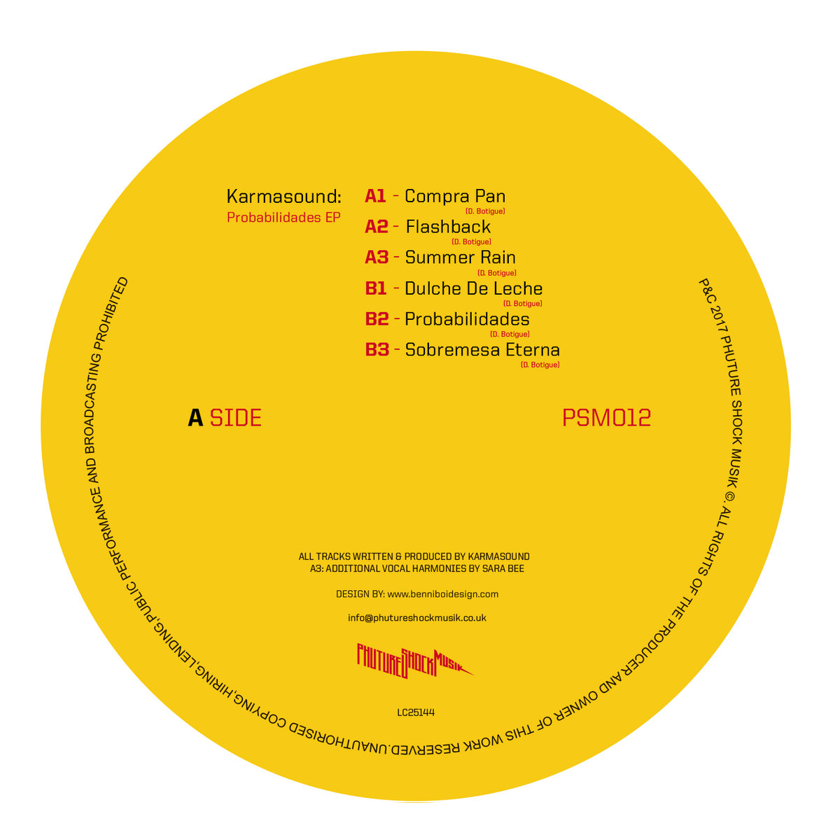 Probabilidades EP | Karmasound | Phuture Shock Musik