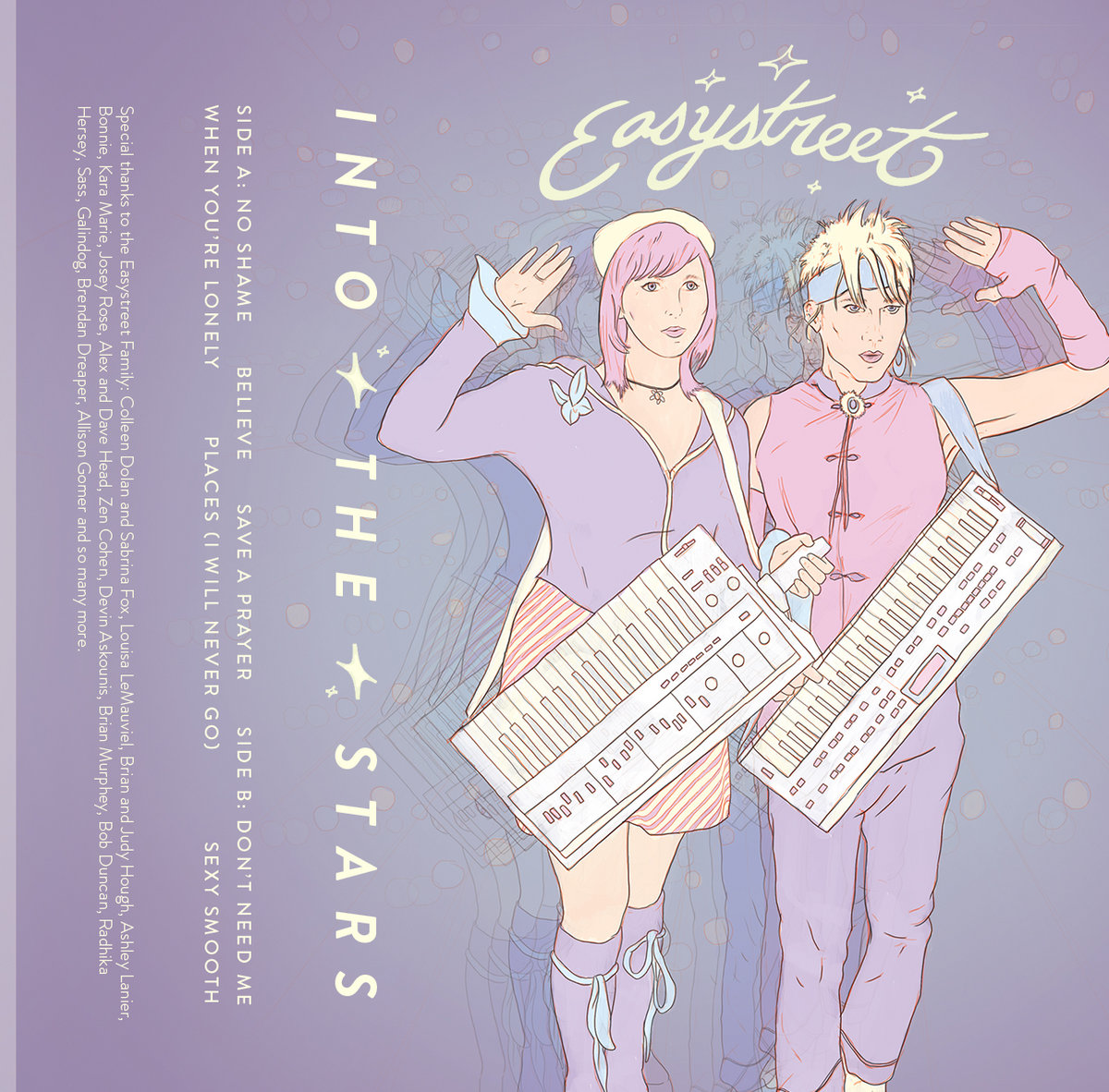 High bias chrome tape with GLITTER SHELLS and amazing artwork by Alex Jane Head This is a limited edition run only 50 copies made