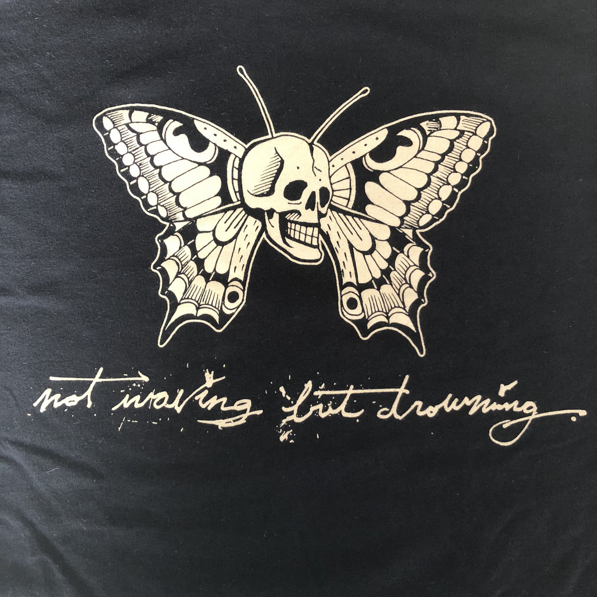 Butterfly Skull T-Shirt | Not Waving 